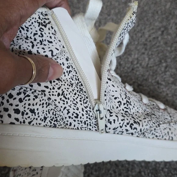 Pre-owned Womens Roxy Surf Roxy Mid High Top Sneaker Shoes Sz 8 - Picture 5 of 11